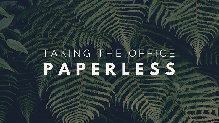 taking office paperless